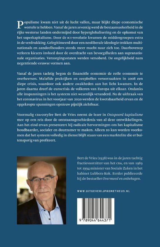Bert de Vries; Ontspoord kapitalisme