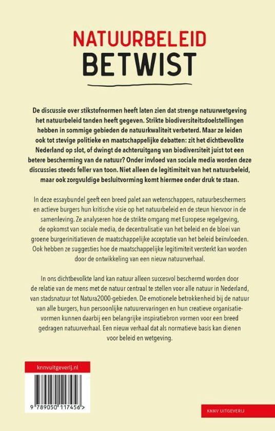 Arjen Buijs en Froukje Boonstra; Natuurbeleid betwist