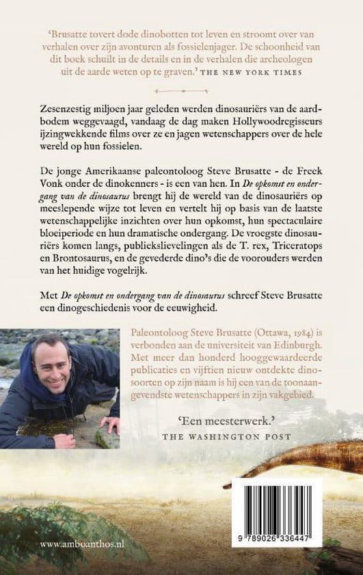 Steve Brusatte; De opkomst en ondergang van de dinosaurus