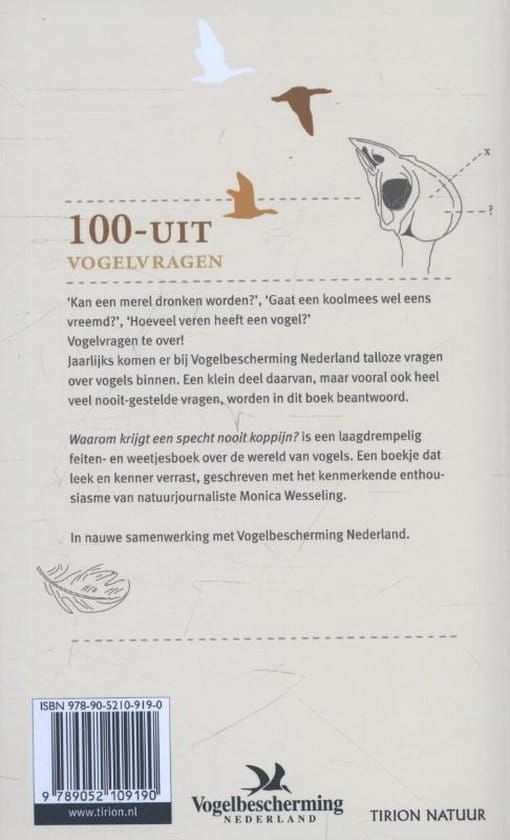 Monica Wesseling; Waarom krijgt een specht geen koppijn?