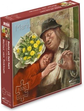 Legpuzzel Marius van Dokkum; Recht uit het hart (1000 stukjes)