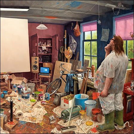Legpuzzel Marius van Dokkum; Wachten op inspiratie (1000 stukjes)