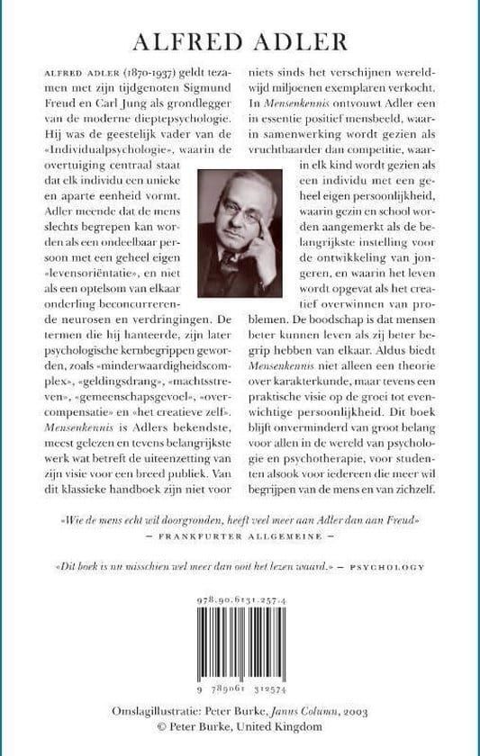Alfred Adler; Mensenkennis