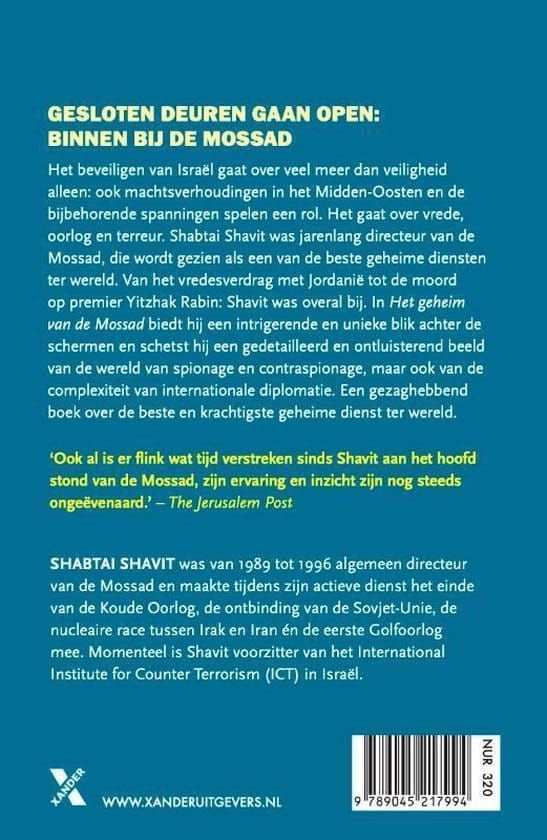 Shabtai Shavit; Het geheim van de mossad