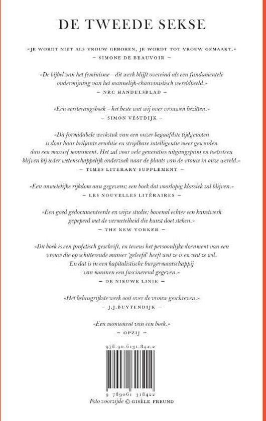 Simone de Beauvoir; De tweede sekse