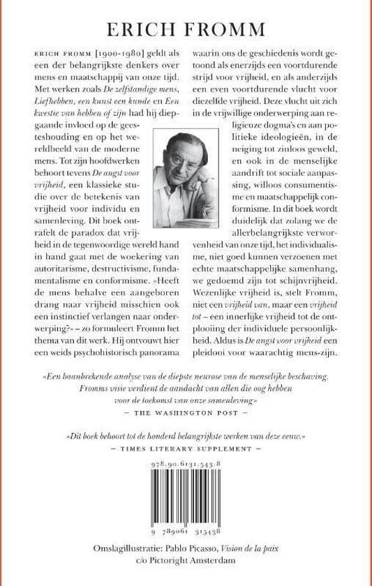 Erich Fromm; De angst voor vrijheid