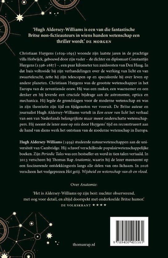 Hugh Aldersey Williams; Een eeuw van licht