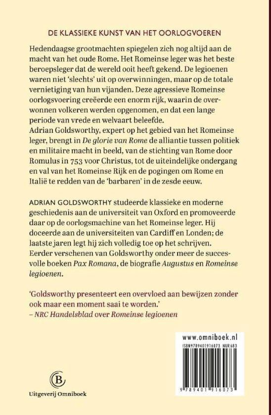 Adrian Goldsworthy; De Glory van Rome