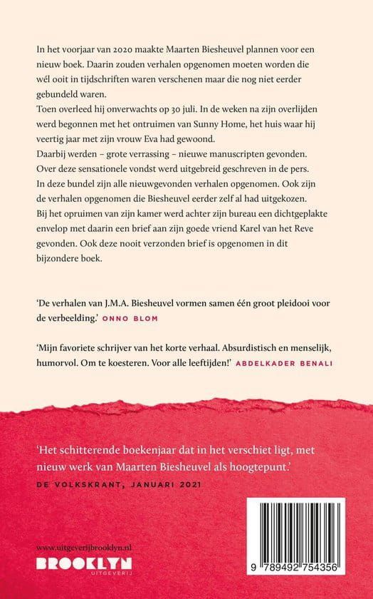 J.M.A. Biesheuvel; Vroeger schreef ik