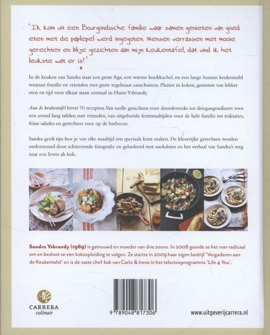 Sandra Ysbrandy; Aan de keukentafel