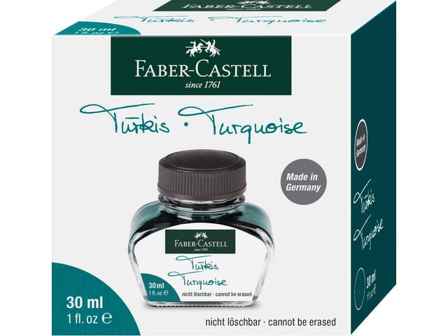Faber-Castell Vulpeninkt turkoois flacon 30 ml