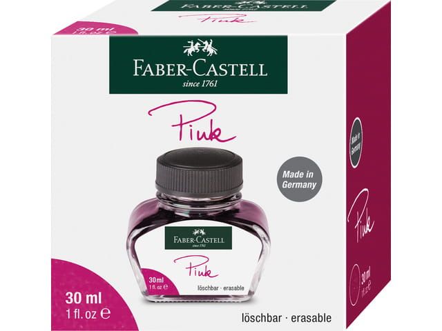 Faber-Castell Vulpeninkt roze flacon 30 ml