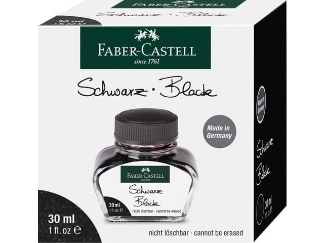 Faber-Castell Vulpeninkt zwart flacon 30 ml