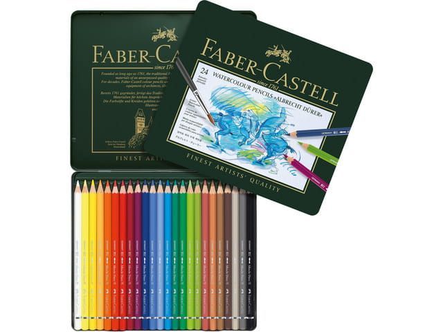 Faber-Castell - Aquarelpotloden Albrecht Dürer etui à 24 stuks