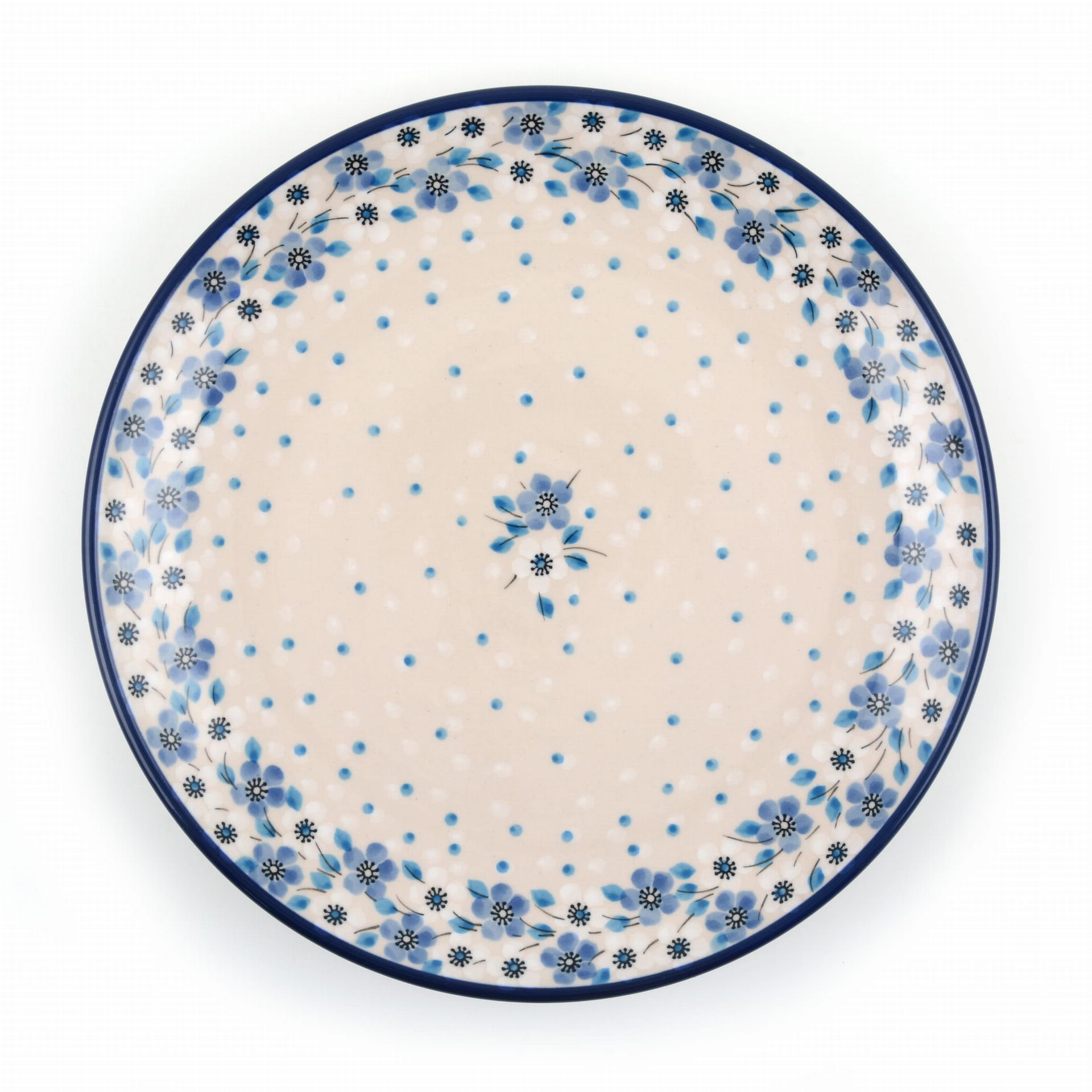 Bunzlau Castle Dinerbord  25,5 cm Blue White Love