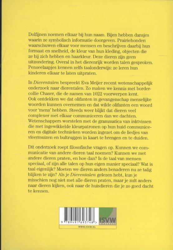 Eva Meijer; Dierentalen