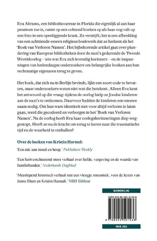 Kristin Harmel; Het boek van verloren namen