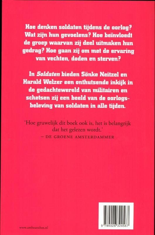 Sonke Neitzel; Soldaten