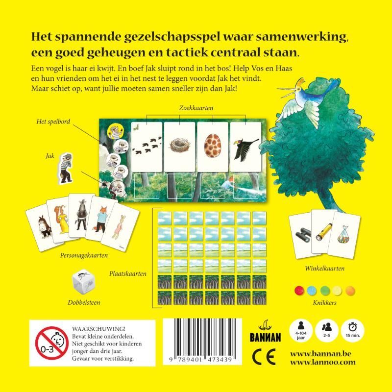 Het spel van Vos en Haas - Red het ei