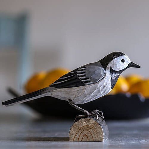 Kwikstaart hout/ handgemaakt