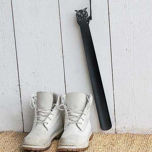 Schoenlepel metalen uil