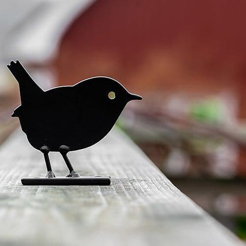 Silhouet winterkoning