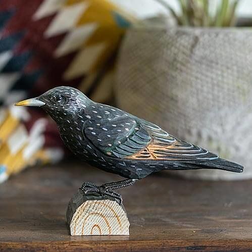 Spreeuw hout/ handgemaakt