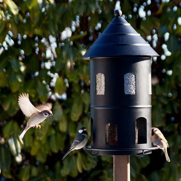 Voederhuisje giant metaal zwart