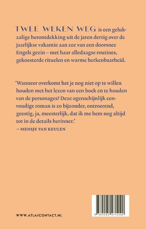 R.C. Sherriff; Twee weken weg