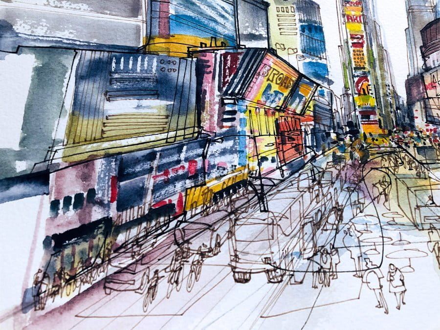 Derwent - Line and Wash Paint Pan Set