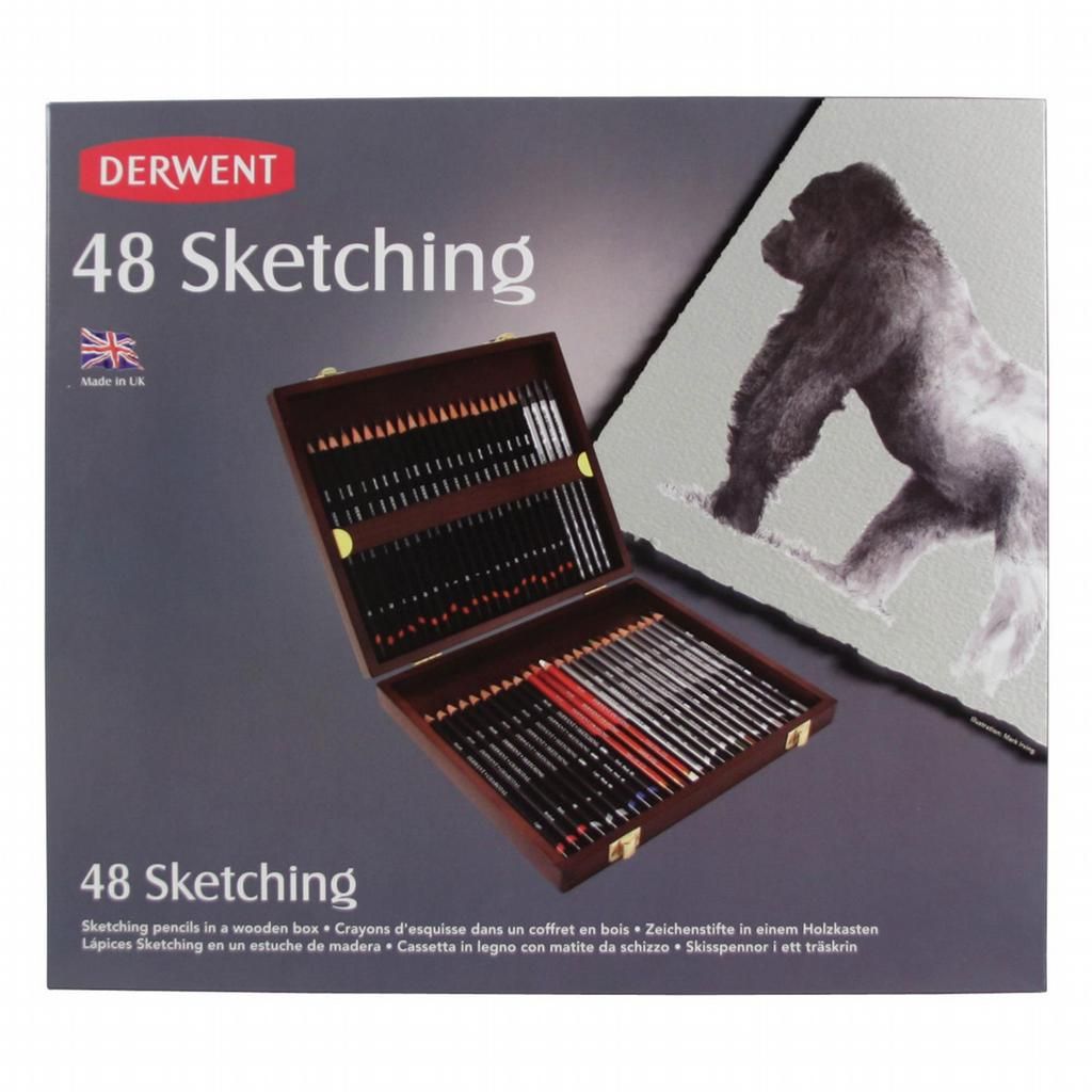 Derwent - Sketching Potloden (48 kleuren)