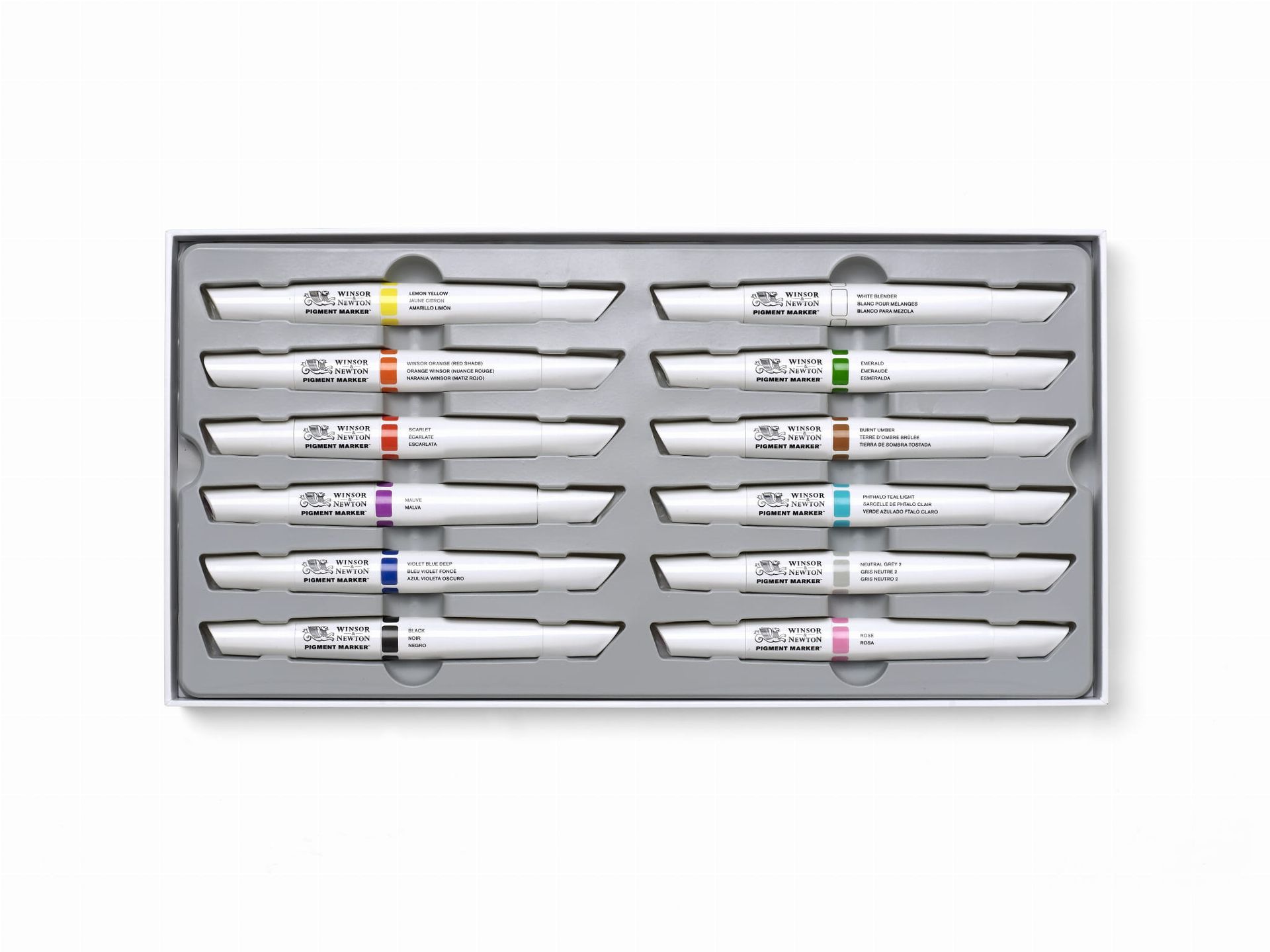 Winsor & Newton - Pigment Marker Box (12pc)
