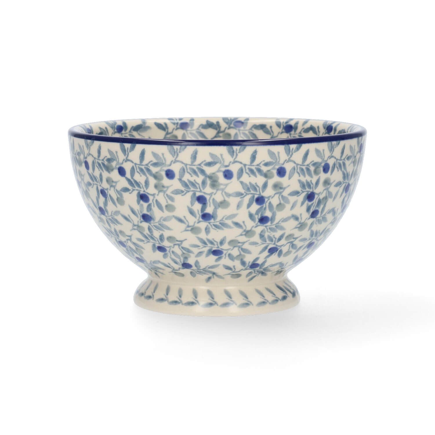 Kom op voet 630 ml - Blue Olive