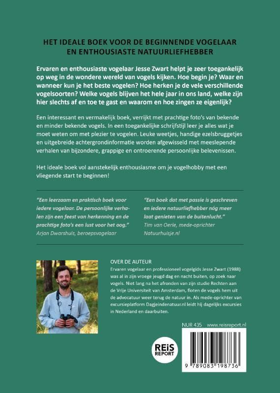 Jesse Zwart; Een vliegende start - Beginnen met vogelen