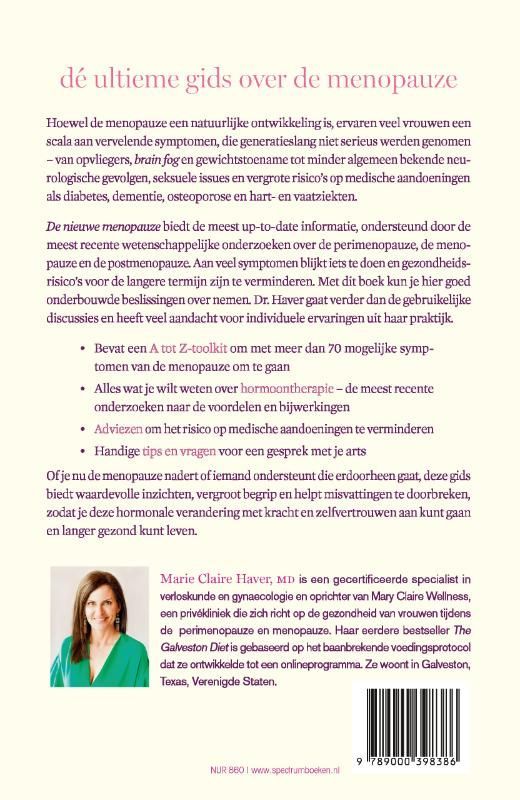 Marie Claire Haver; De nieuwe menopauze