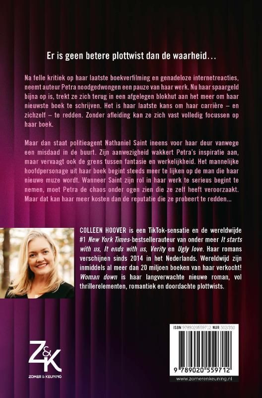 Colleen Hoover; Woman down