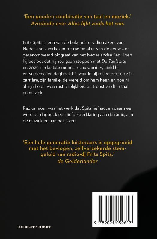 Frits Spits; Mijn laatste radiojaar