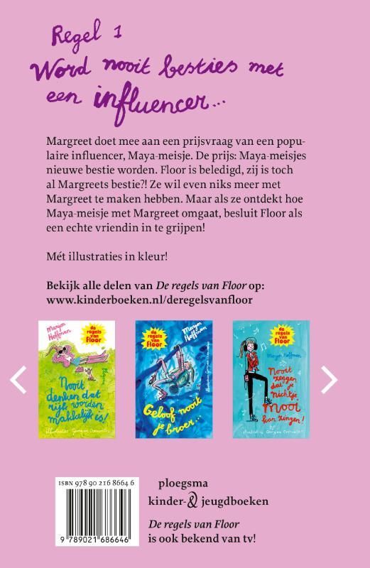 Marjon Hoffman; Floor: Word nooit besties met een infuencer