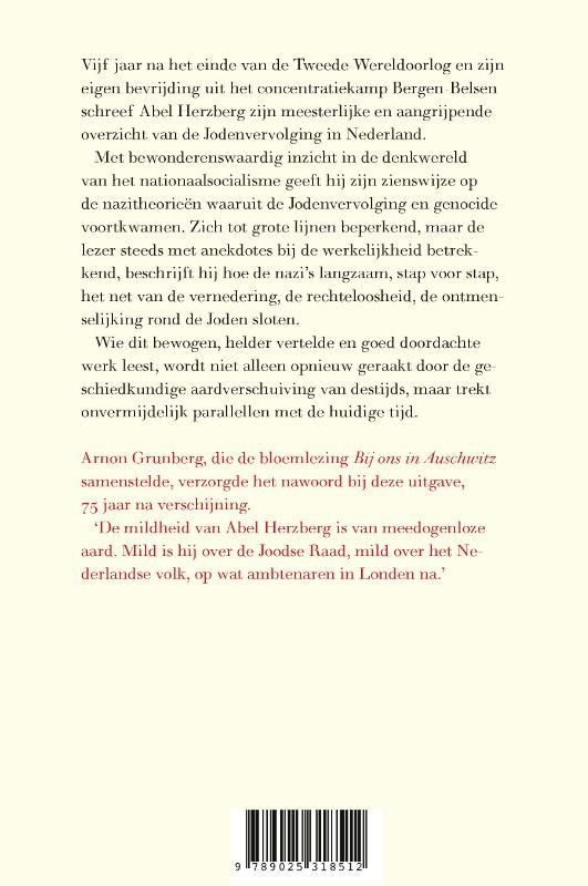 Abel J. Herzberg; Kroniek der Jodenvervolging 1940-1945