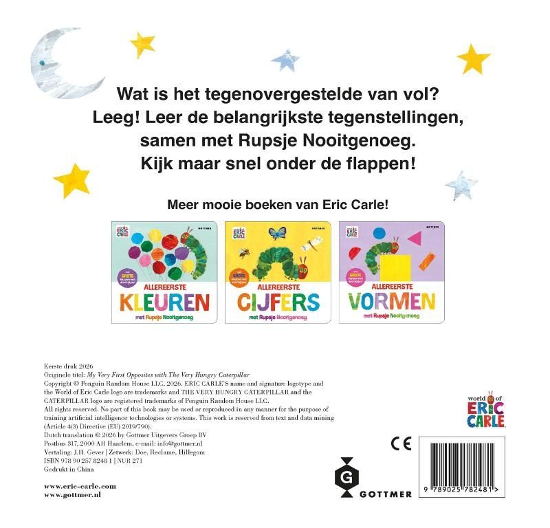 Eric Carle; Allereerste tegenstellingen met Rupsje Nooitgenoeg