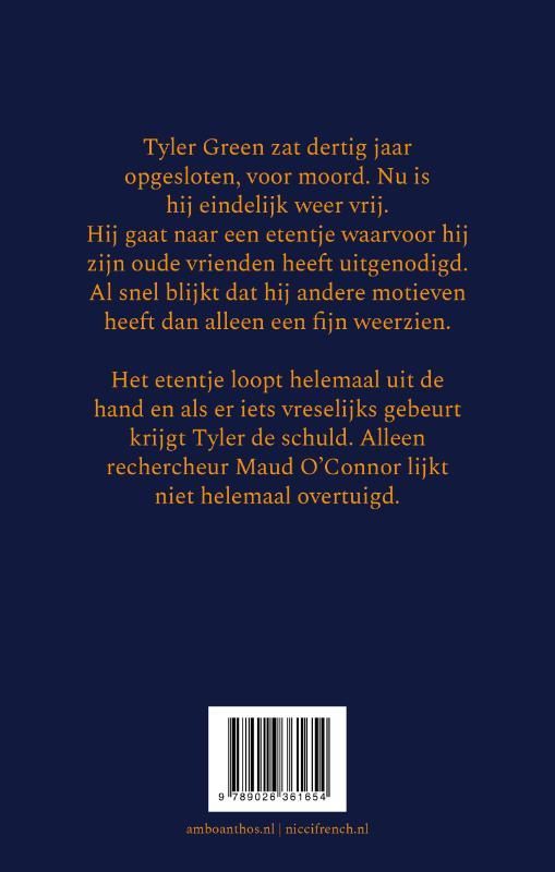 Nicci French; Tyler Green komt nooit meer vrij