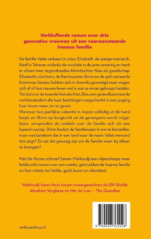 Sanam Mahloudji; De Perzen