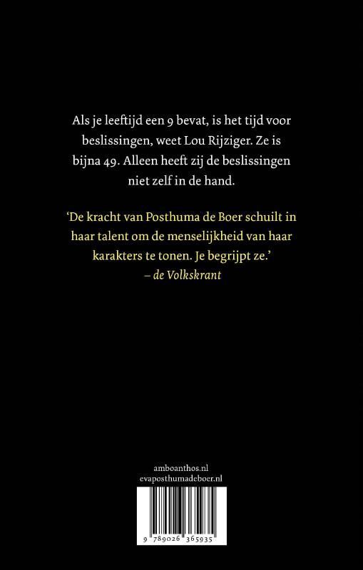 Eva Posthuma de Boer; Omdat ik je zie