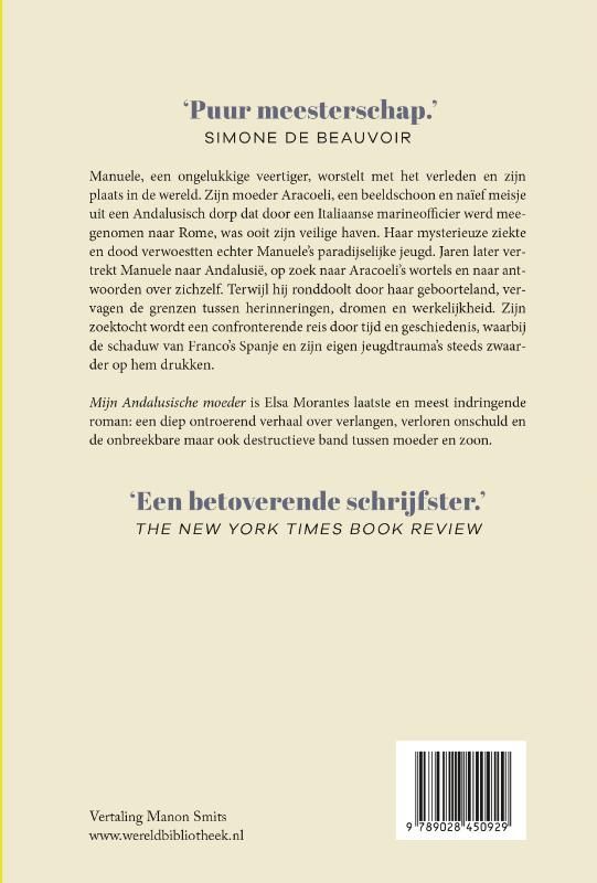 Elsa Morante; Mijn Andalusische moeder