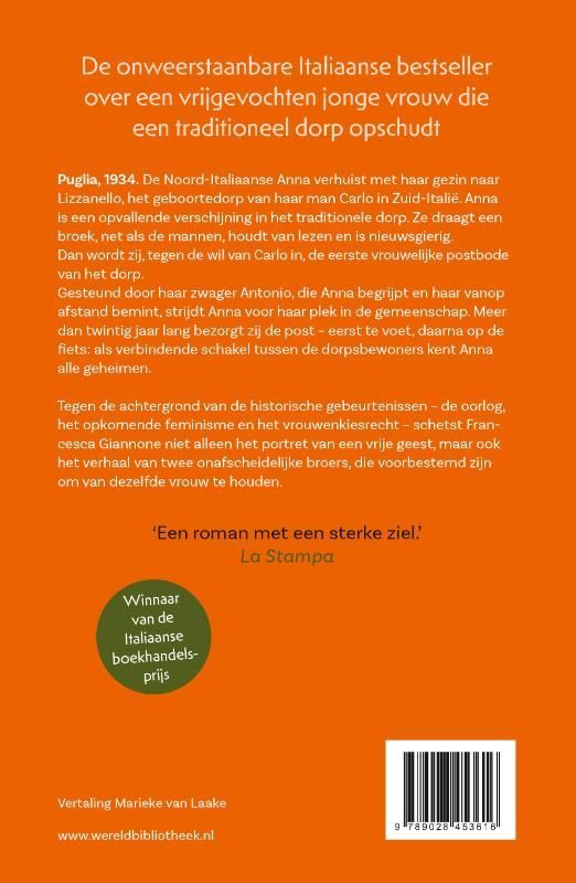 Francesca Giannone; De brievenbezorgster van Puglia