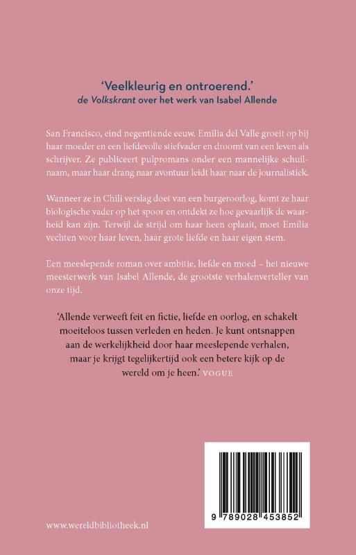 Isabel Allende; Mijn naam is Emilia del Valle