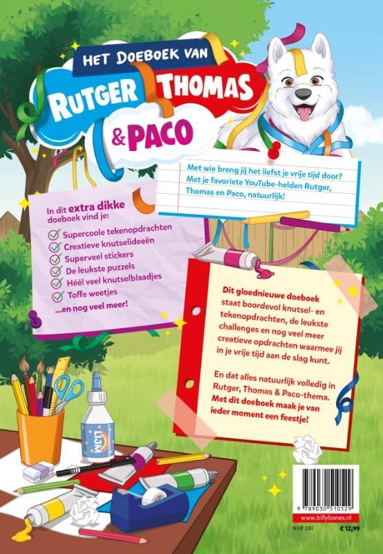 Rutger Vink; Het Doeboek van Rutger, Thomas & Paco