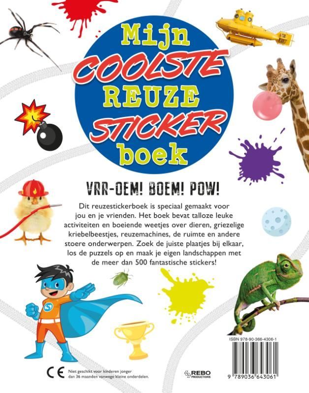 Reuzenstickerboeken; Mijn coolste reuzestickerboek