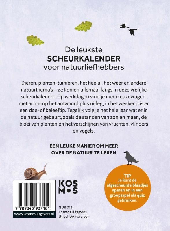 Roel Diepstraten; Natuurscheurkalender 2026