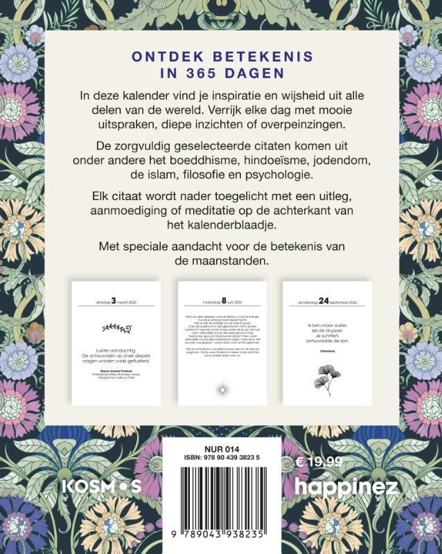 Happinez spirituele scheurkalender 2026